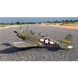 Samolot A-24 Banshee (Dautless SBD) (klasa 46 EP-GP)(z pilotami i z karabinami) ARF - VQ-Models